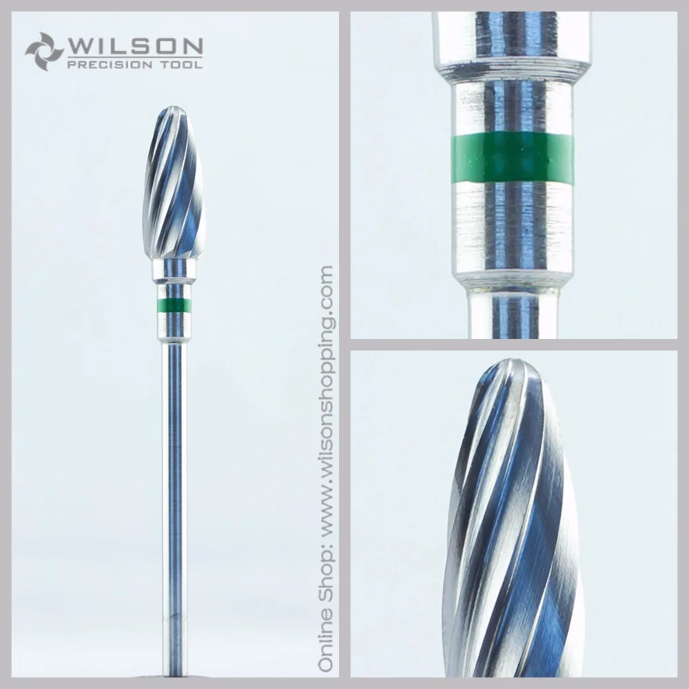 

Plain Cut - Coarse(5001007) - ISO 215- Tungsten Carbide Burs - WILSON Carbide Nail Drill Bit&Dental Burs