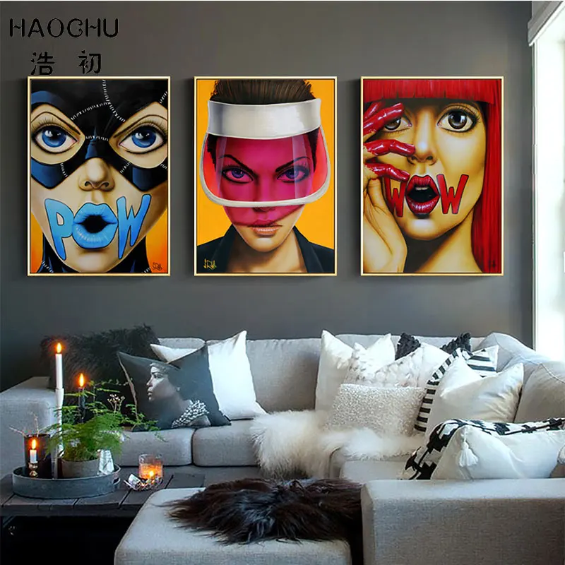 HAOCHU европейские красные губы девушка сексуальная горячая Wow Pow цвет персонаж