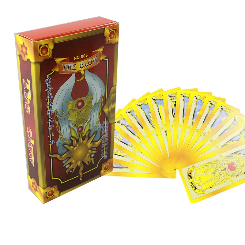 Новые 54 шт./упак. играющие карточные игрушки Captor Сакура КИНОМОТО Клоу Карты