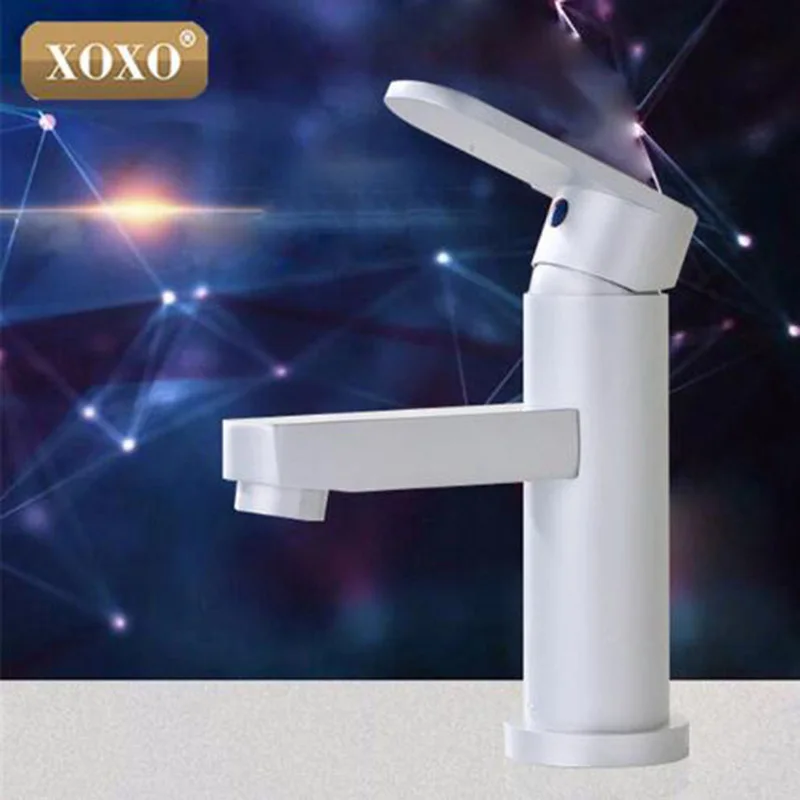 

XOXO Basin faucet single hole classic elegant space aluminium basin faucet cold and hot water bathroom faucet mixer tap 87015
