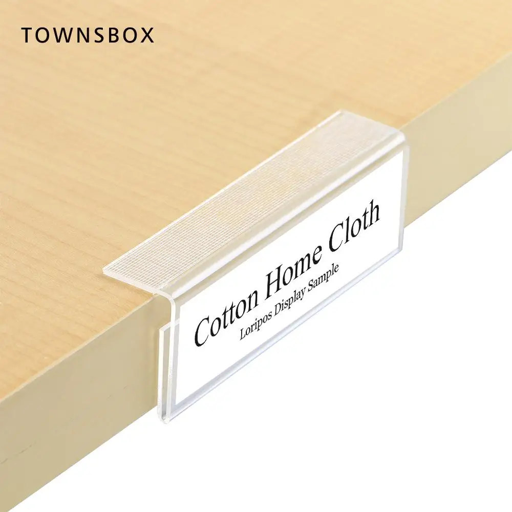 Акриловая рамка для этикеток L образный держатель знаков полка цена талкер