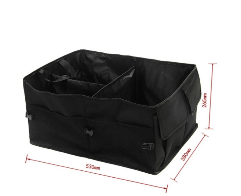 Car Black Trunk Storage Bags Box Auto Accessories Organizer Collapsible Toys Food Stowing Tidying | Автомобили и мотоциклы