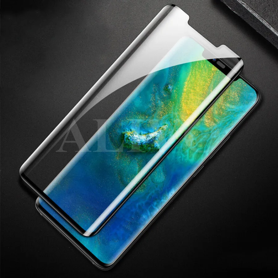 3D полное изогнутое взрывозащищенное мате 20 Pro закаленное стекло Huawei Mate Защита