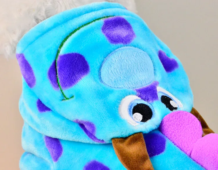 Одежда для собак с синим динозавром костюм домашнего питомца подарок на Хэллоуин