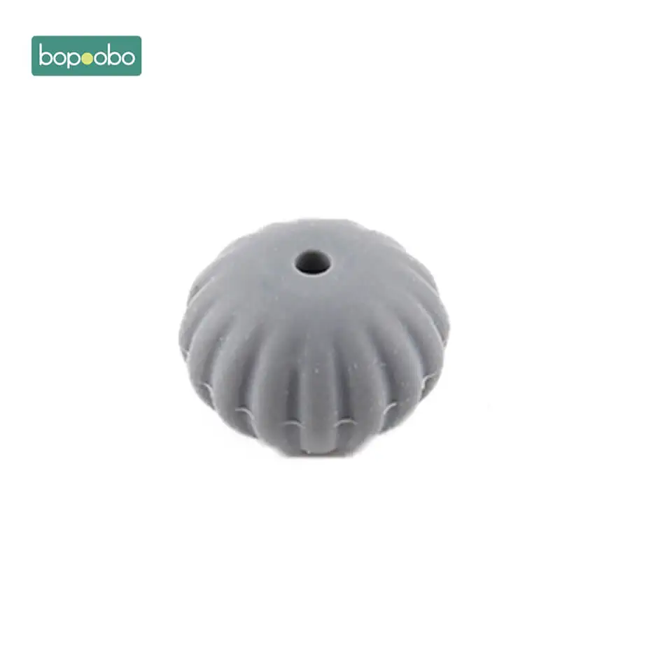 Grey Beads Bopoobo 10 шт. силиконовые гребешки высокого качества органический Прорезыватель для зубов Зуб фиксирующее устройство нетоксичные DIY ремесла аксессуары - Цвет: Grey Beads