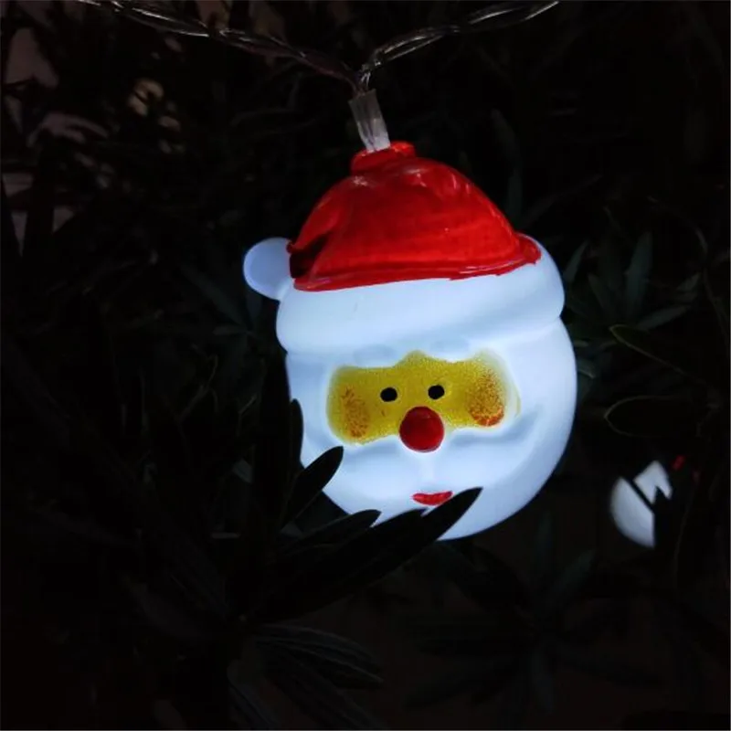 Рождество Санта-Клаус светодиодные батареи свет строки 1 6/3 метров партии букет