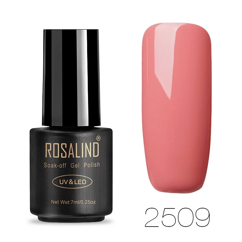 RA2509 ROSALIND лак для ногтей, Гель-лак для наращивания ногтей, впитывающий УФ Полупостоянный светодиодный Гибридный гвоздь для маникюра, гель-лаки - Цвет: RA2509