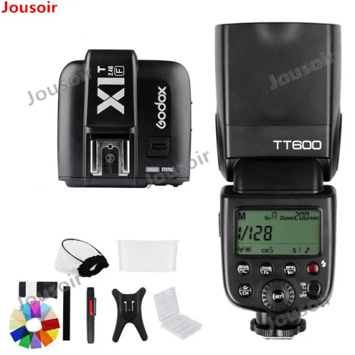 Godox TT600 2 4G Беспроводная вспышка для камеры Speedlite + X1T C/N/F передатчик триггер C N