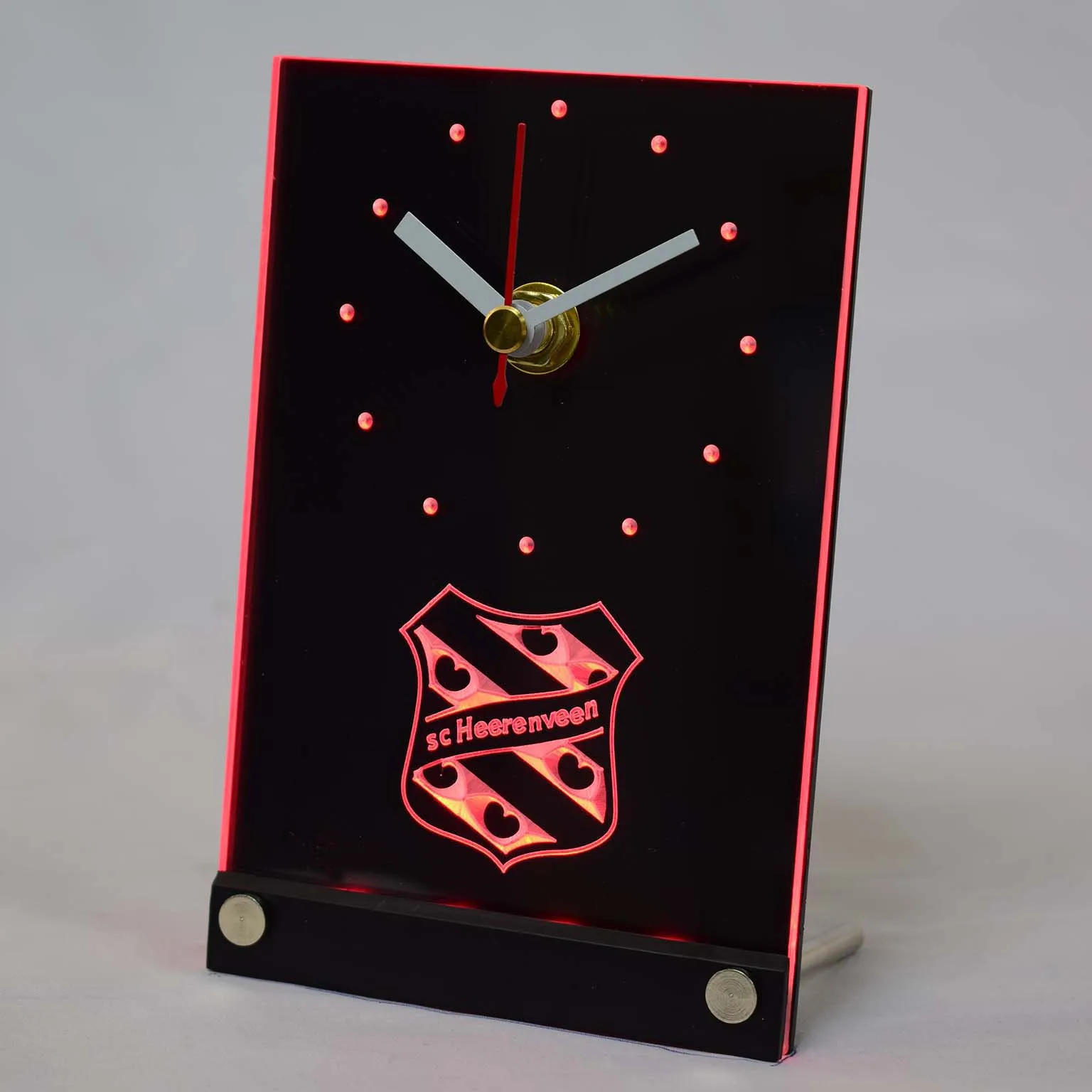 Tnc1018 SC Heerenveen Эредивизи футбол 3D LED настольные часы|3d led clock|3d clockclock 3d |
