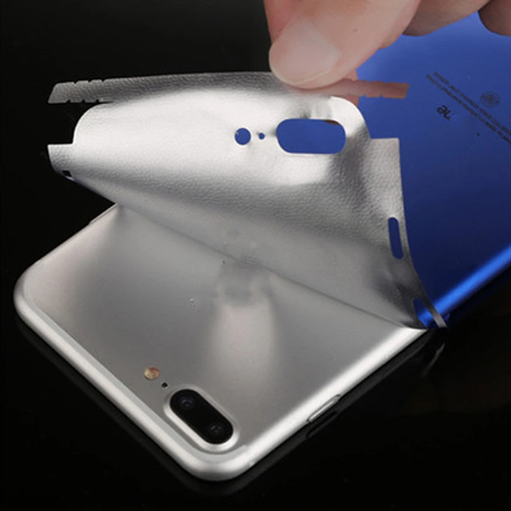 Прочный ПВХ телефон наклейка s для iPhone 8 6S 7 Plus задняя защитная пленка XS X клей Pegatinas