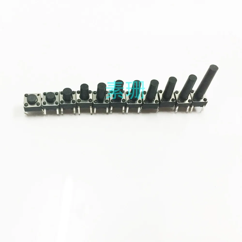 Сенсорный выключатель 6x6x5 мм микро-переключатель DIP 4 фута 6*6*100 5 3 6 7/8/9/10/11/12/13/14/15/16