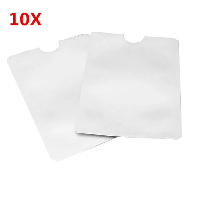 

10pcs/set RFID Shielded Sleeve Card Blocking 13.56mhz IC card Protection NFC Security Card Prevent Unauthorized Scanning