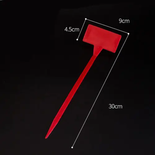 Т-образные вывернутые маркерные этикетки для растений, пластиковые этикетки для рассады, садовые палочки