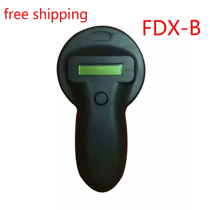 FDX-B 134.2KHz Handheld Animal Microchip Glass Tag Reader Scanner Pet microchip portable rfid scanner/ animal | Безопасность и