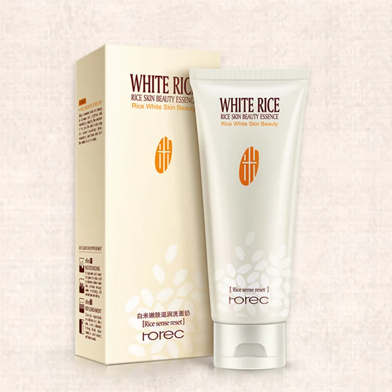 HOREC белое рисовое очищающее средство для кожи увлажняющее питательное от акне