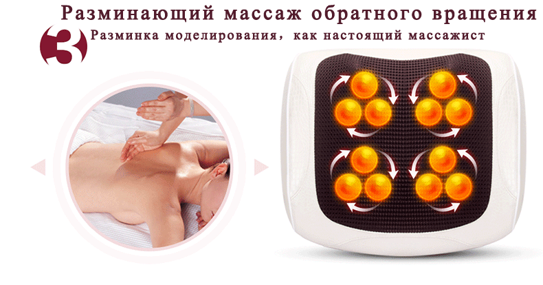 LEK 618N горячая Распродажа, электрическая Массажная подушка для всего тела, дешевый Массажный коврик для шеи, талии, плеч, спины, массажная подушка с подогревом