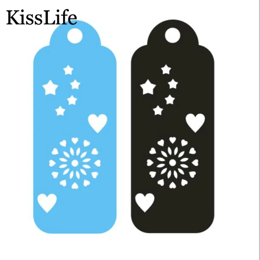 2019 Новые звезды сердце цветы металлическая Закладка резки штампы Alinacraft