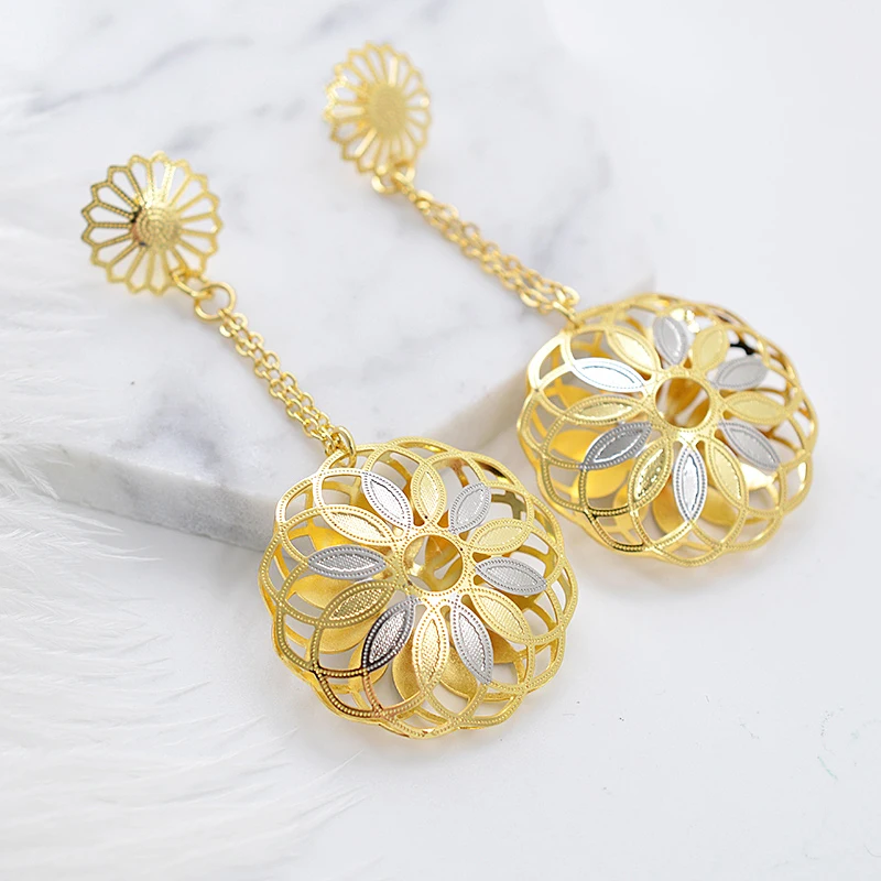 Ювелирные изделия Sunny Jewelry модные ювелирные 2021 комплекты длинных сережек с