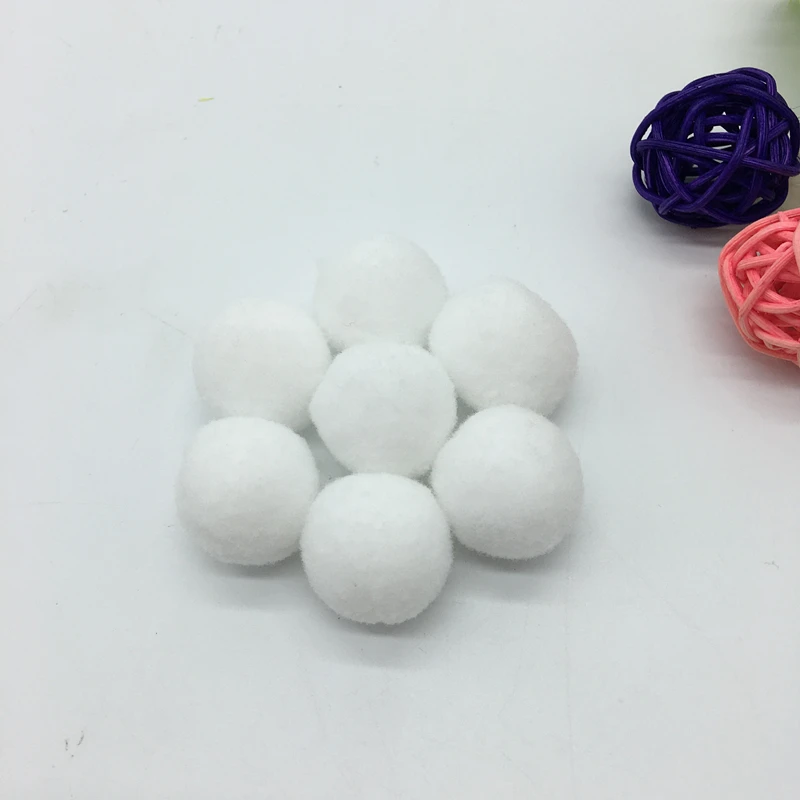 30 шт. мягкие помпоны для детей 1 дюйм 25 мм|pom pom diy|craft pomscrafting for wedding |