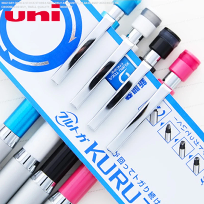 Автоматический карандаш с вращением на 0 5 мм|mechanical pencil|kuru togapencil mechanical |