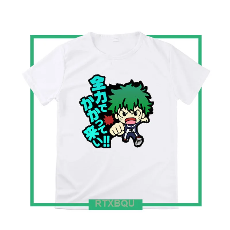 Футболка Boku с героями аниме Моя геройская академия футболка izuku midoriya для мужчин и
