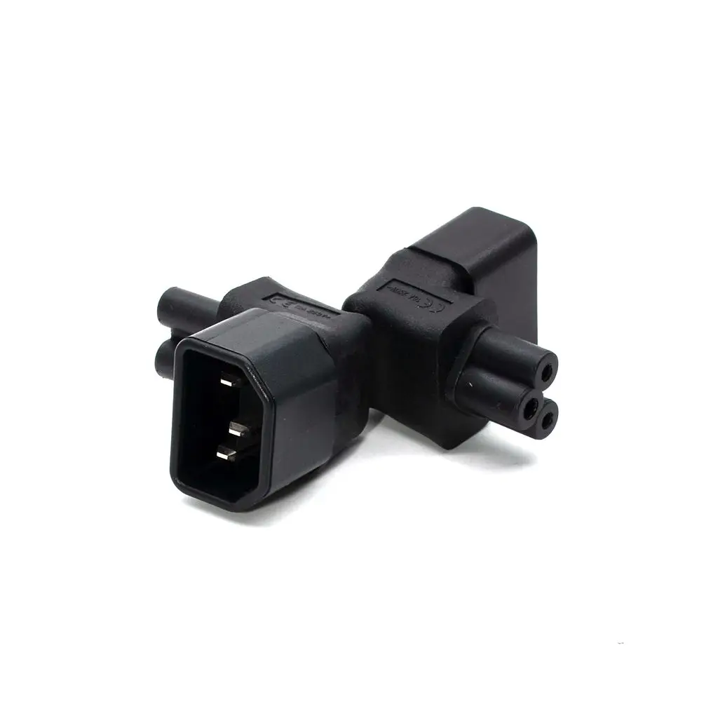 Угловой адаптер IEC 320 C14 в C5 угловой преобразователя 320|angle|angle adapter |
