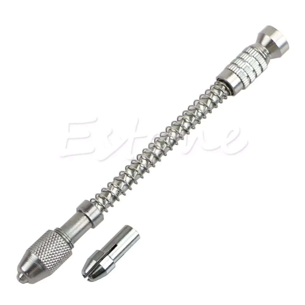 

Mini Pin Vise Wood Spiral Hand Push Drill Chuck For Jewelry Tool Micro Twist Bit