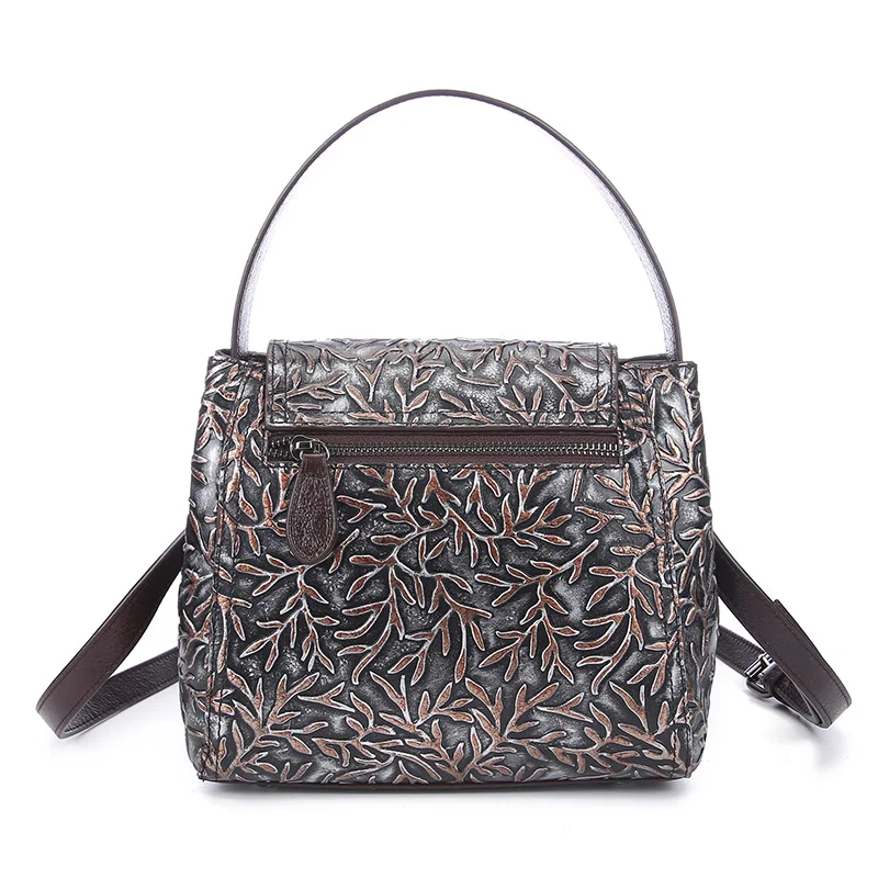 Бренд AETOO Новая цветная модная кожаная сумка мессенджер с тиснением на плечо