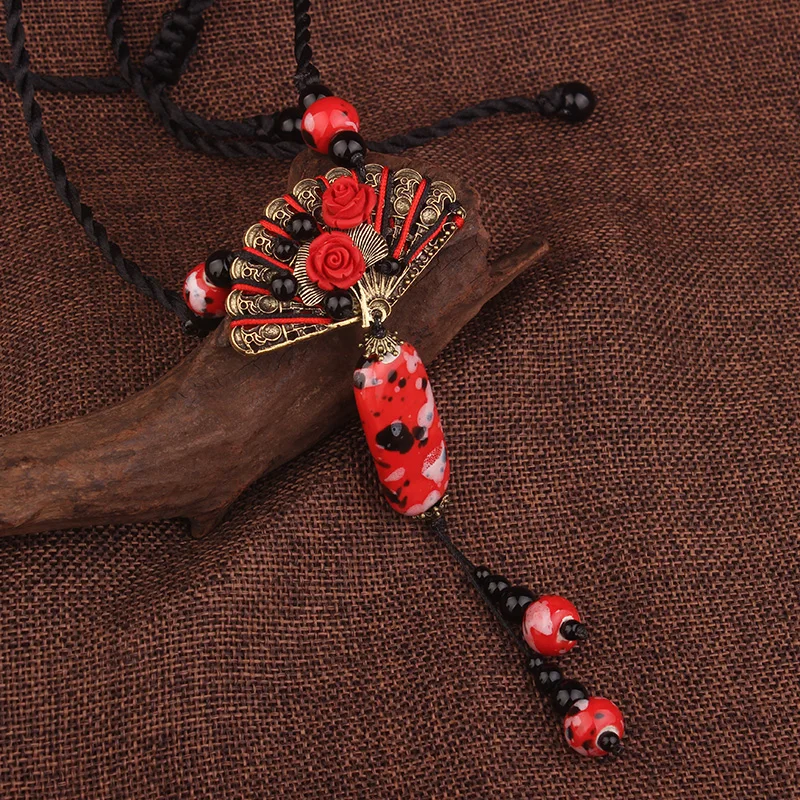 Ожерелье с кулоном павлиний хвост в этническом стиле|stone necklace|ethnic necklacevintage necklace |