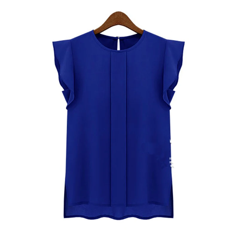 

OL Summer Elegant Blouse Casual Green Pullover Shirt Office Women Solid Chiffon Top Lady blouse Women Tops and Blouses