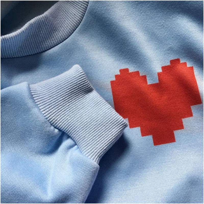 Костюм для косплея Undertale фриск топ с круглым вырезом Женская плотная синяя теплая