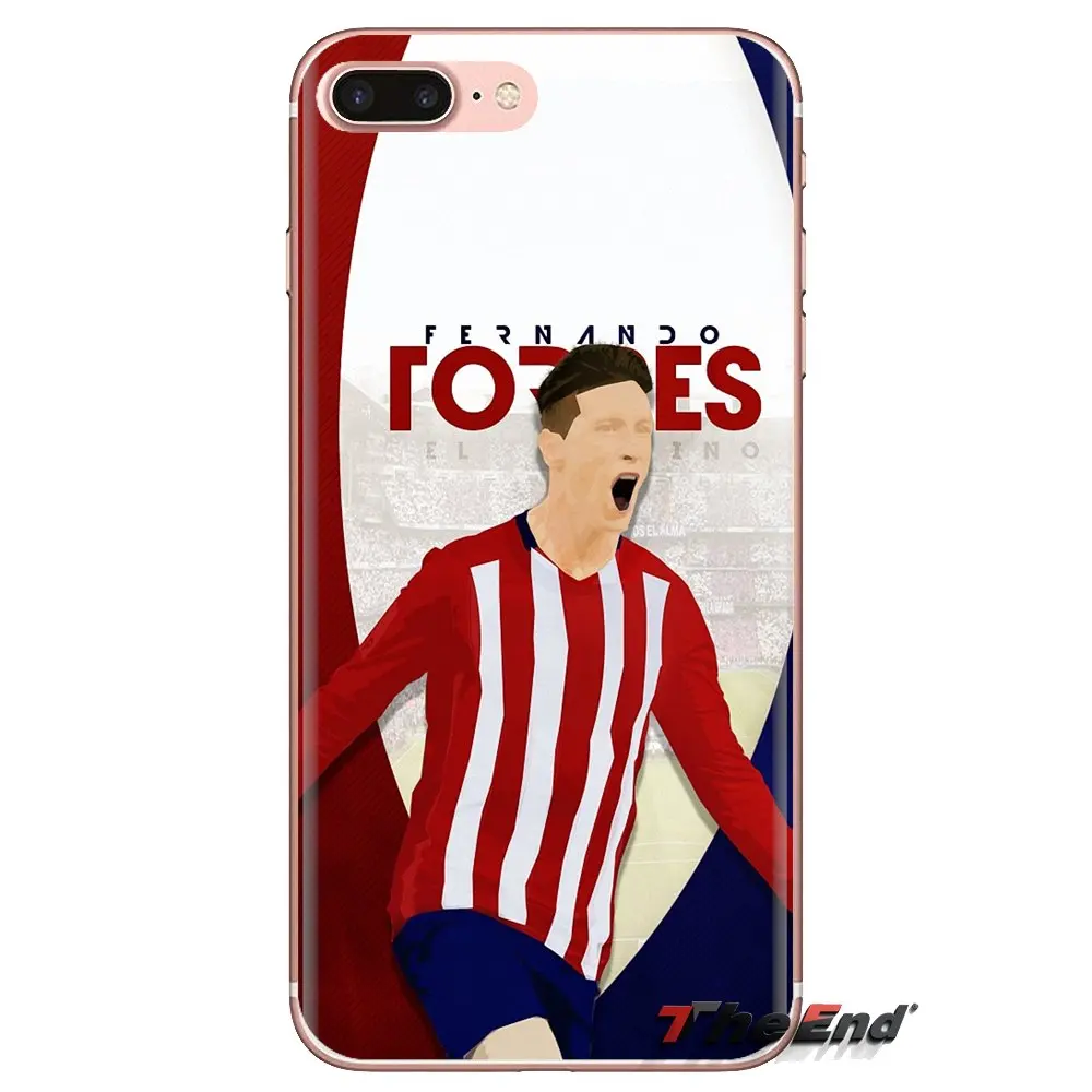 footballer Fernando Torres Transparent Soft Shell Covers For Xiaomi Redmi 4A S2 Note 3 3S 4 4X 5 Plus 6 7 6A Pro Pocophone F1 |
