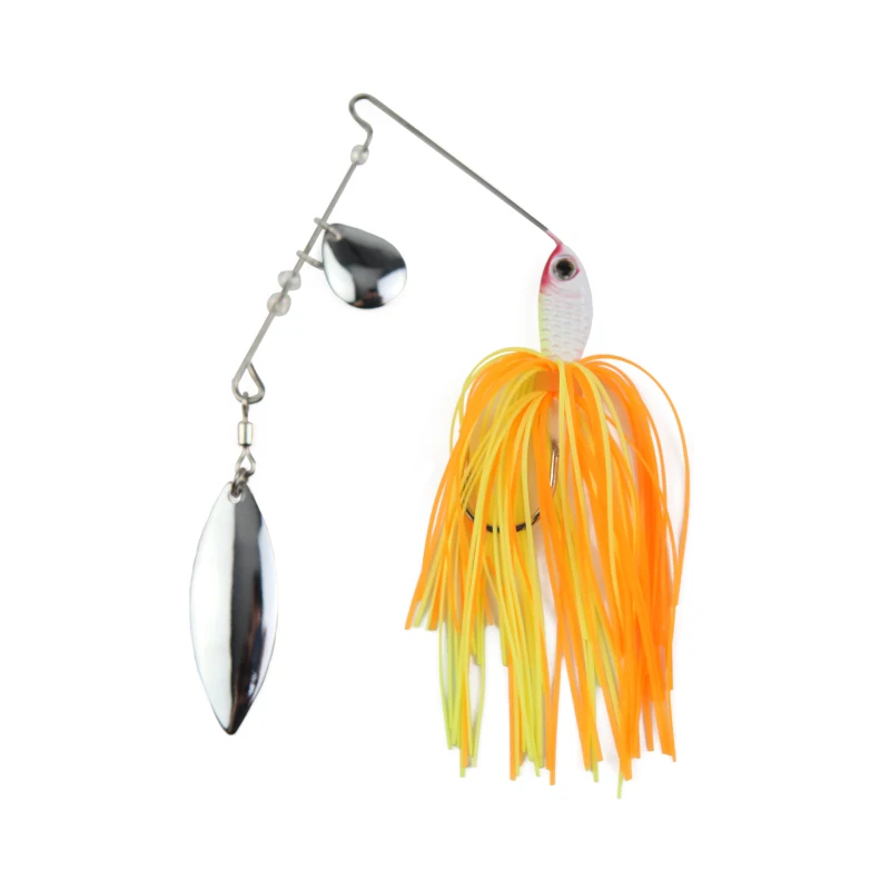 

Runature Spinnerbaits Buzzbait Fishing Lures Metal Spoon Spinner Fishing Bait Sequins Crankbaits Fishing Bait Lures for Trout