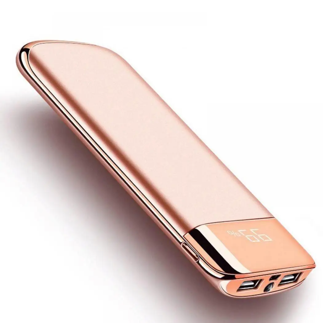 Для Xiaomi Iphone samsung Dual USB зарядка портативное зарядное устройство мини 30000 мАч банк