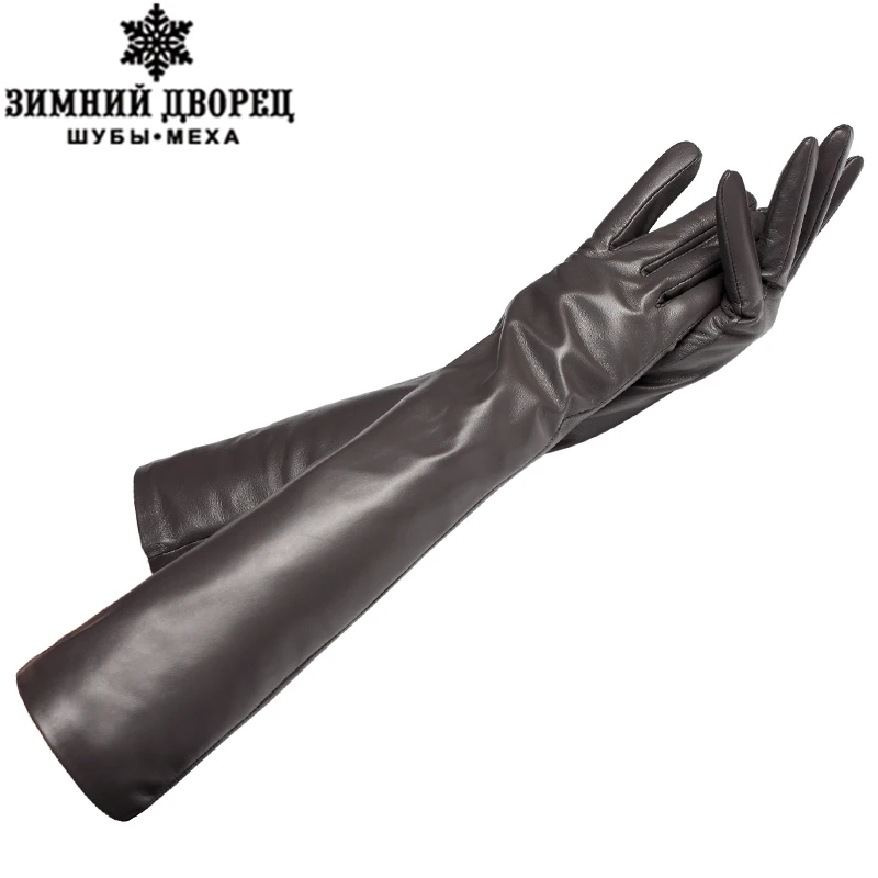 Мода новый 2015 вечерние ну вечеринку зимой дольше из натуральной кожи женщин