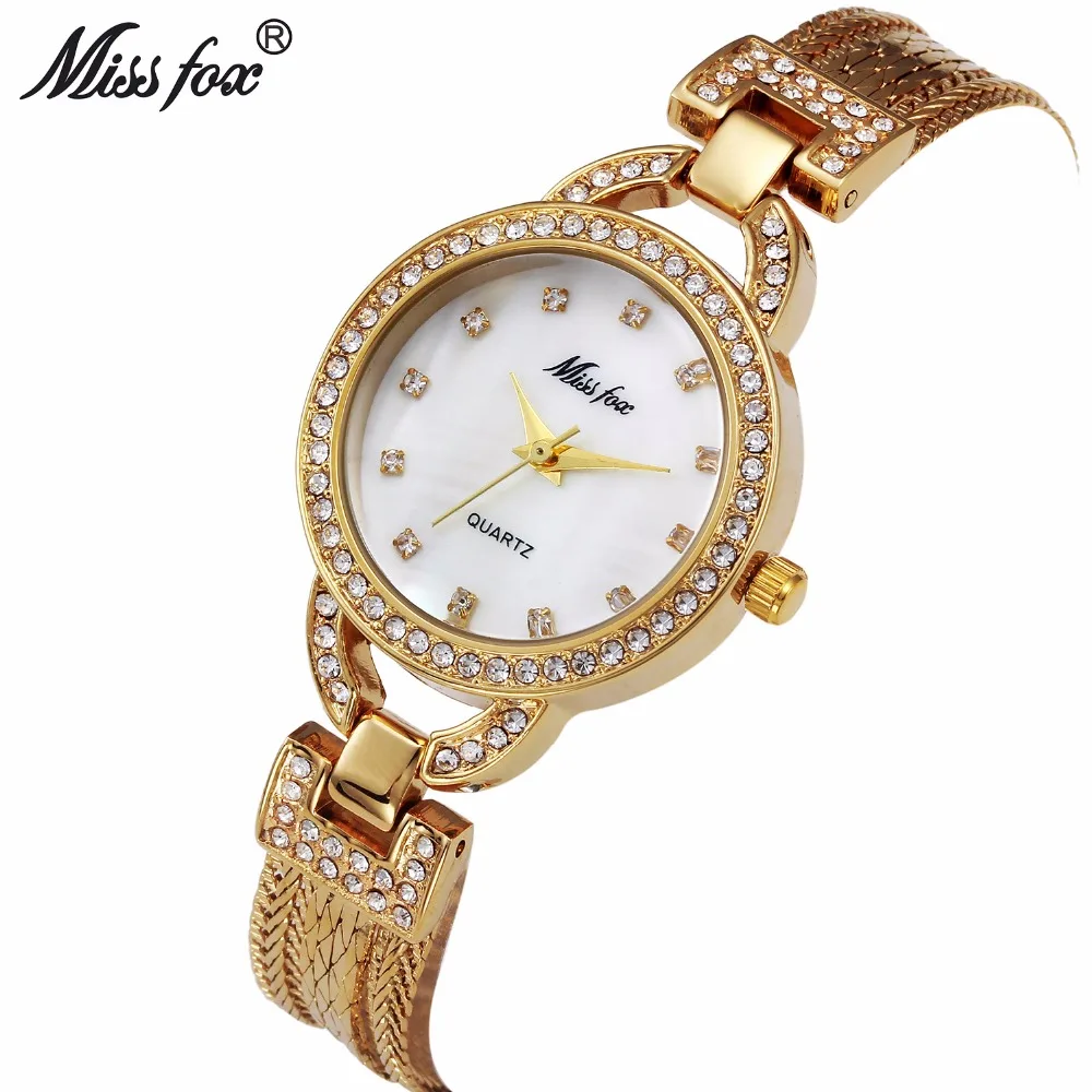 Женские часы Miss Fox Reloj Mujer Брендовые женские браслет кварцевые наручные Hodinky Relogio