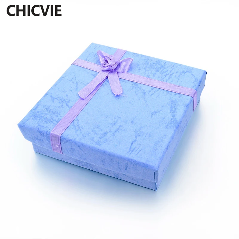 

CHICVIE бумажные коробки для украшений, упаковочная коробка, пустая упаковка для аксессуаров, набор ювелирных изделий, коробки для украшений ...