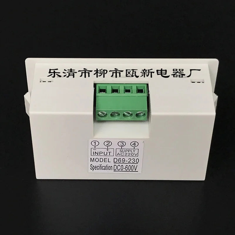 DYKB AC 220V POWER DC 600V 200V 20V Синий ЖК цифровой вольтметр 12v 24v 36v 72v 120v 200v|Аксессуары для
