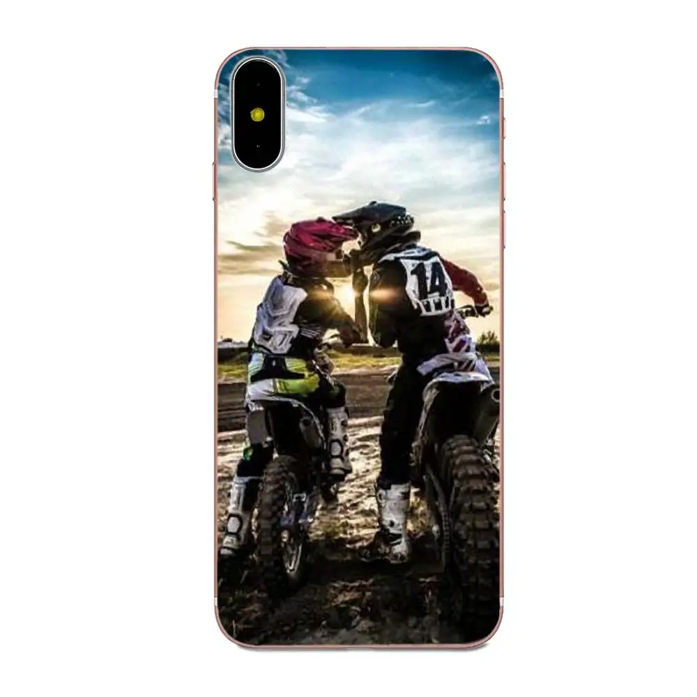 Motocross Show Soft Silicone TPU Transparent Phone Covers Case For Apple iPhone X XS Max XR 4 4S 5 5C 5S SE 6 6S 7 8 Plus | Мобильные - Фото №1