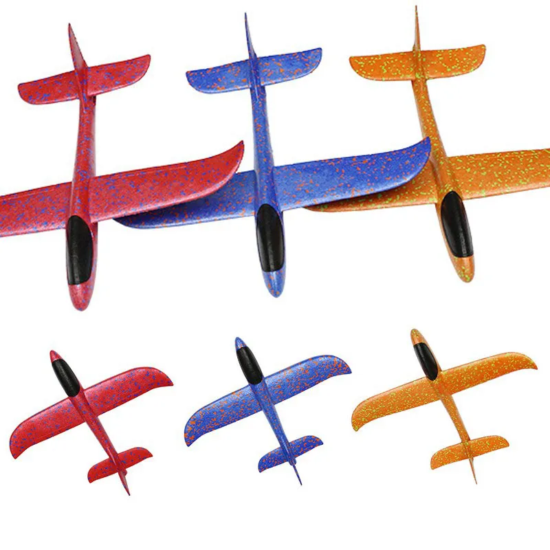 38cm DIY Hand Throw Flying Glider Planes Toys For Children Foam Aeroplane Model Party Bag Fillers Plane Game | Дом и сад