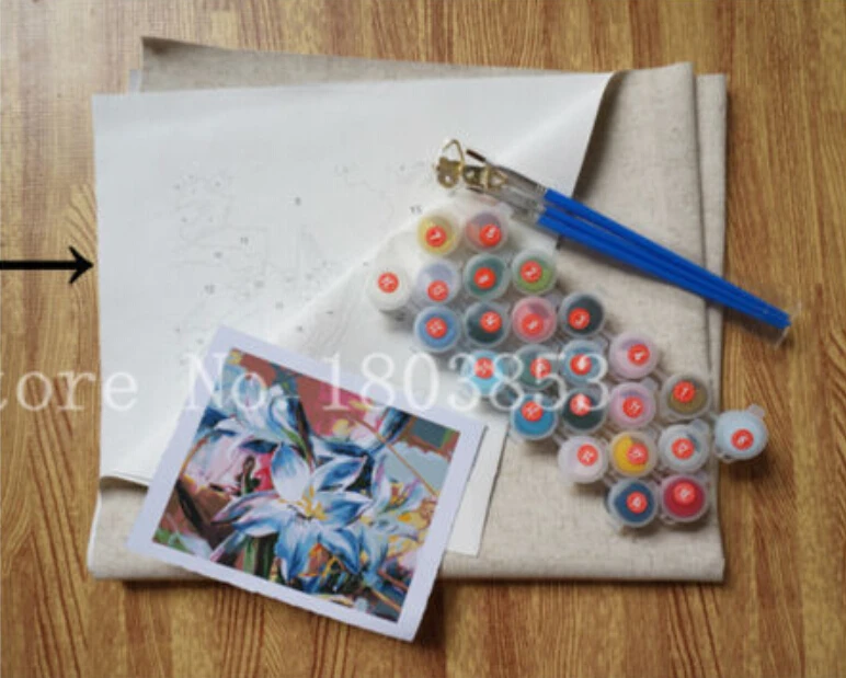 Новые Безрамные Картины DIY живопись по номерам абстрактный Рисунок пейзаж Осень