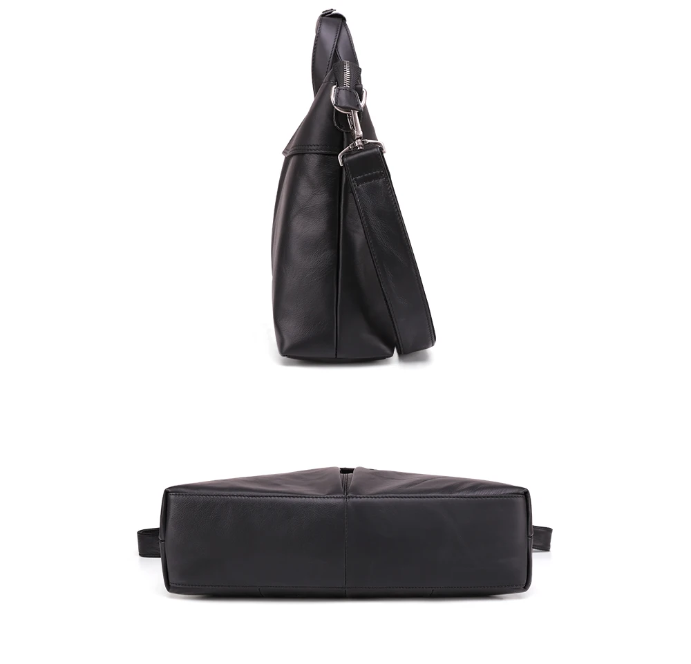 Brand New Cow Genuine Leather Business Men's Briefcase Male Shoulder Bag Real Leather Men Messenger Bag Travel Computer Bag
