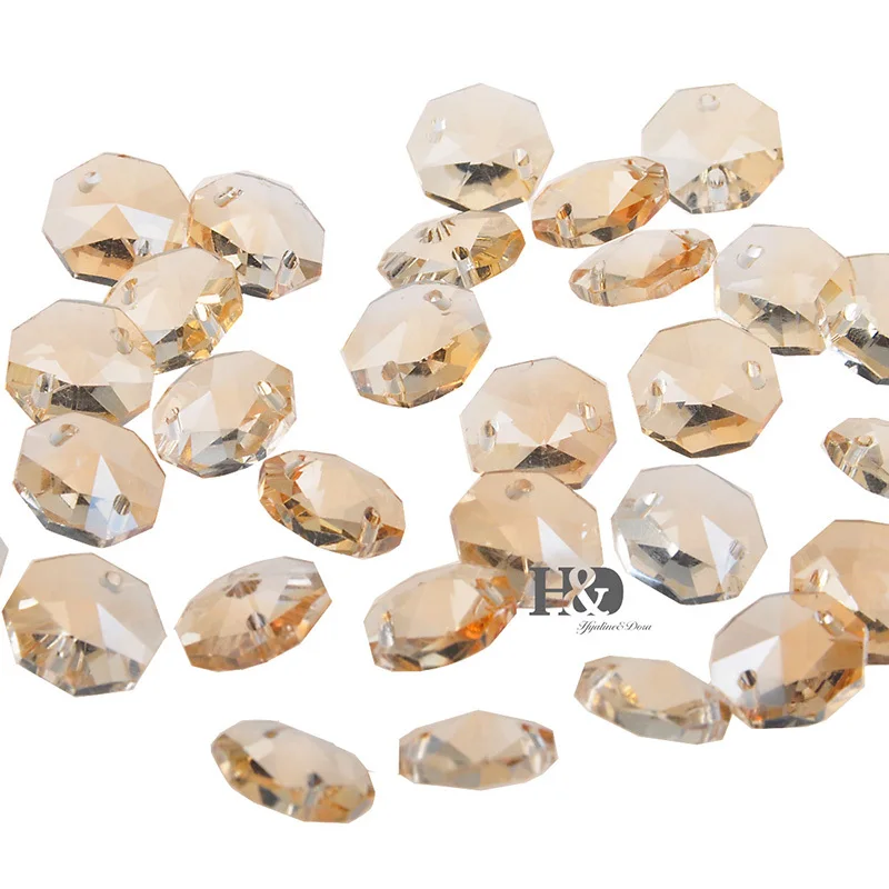 14 мм граненые стеклянные Хрустальные Бусины лампы люстры детали кристалл сделай