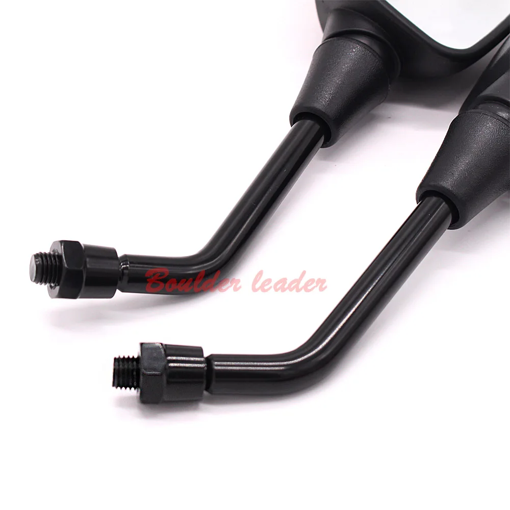 Черные боковые зеркала для мотокросса мотоциклетные заднего вида suzuki yamaha honda NC700