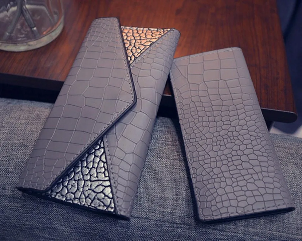 2017 европа и Америка новый бренд кожаный бумажник дамы с длинными семьдесят