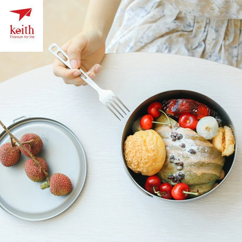 Кит титановый Ланч-бокс для взрослых с крышкой Microwavable титана Bento box герметичный контейнер для еды ланчбокс для пикника 1.2л