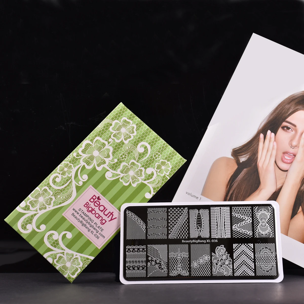 BeautyBigBang 6*12 см модные цветы дизайн ногтей штамповки пластины штамповки для ногтей Аксессуары для дизайна ногтей XL-031-065 шаблоны для ногтей