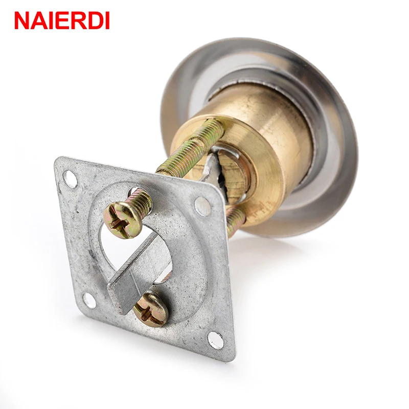 Входной дверной замок NAIERDI цилиндрический медный сердечник с умными клавишами
