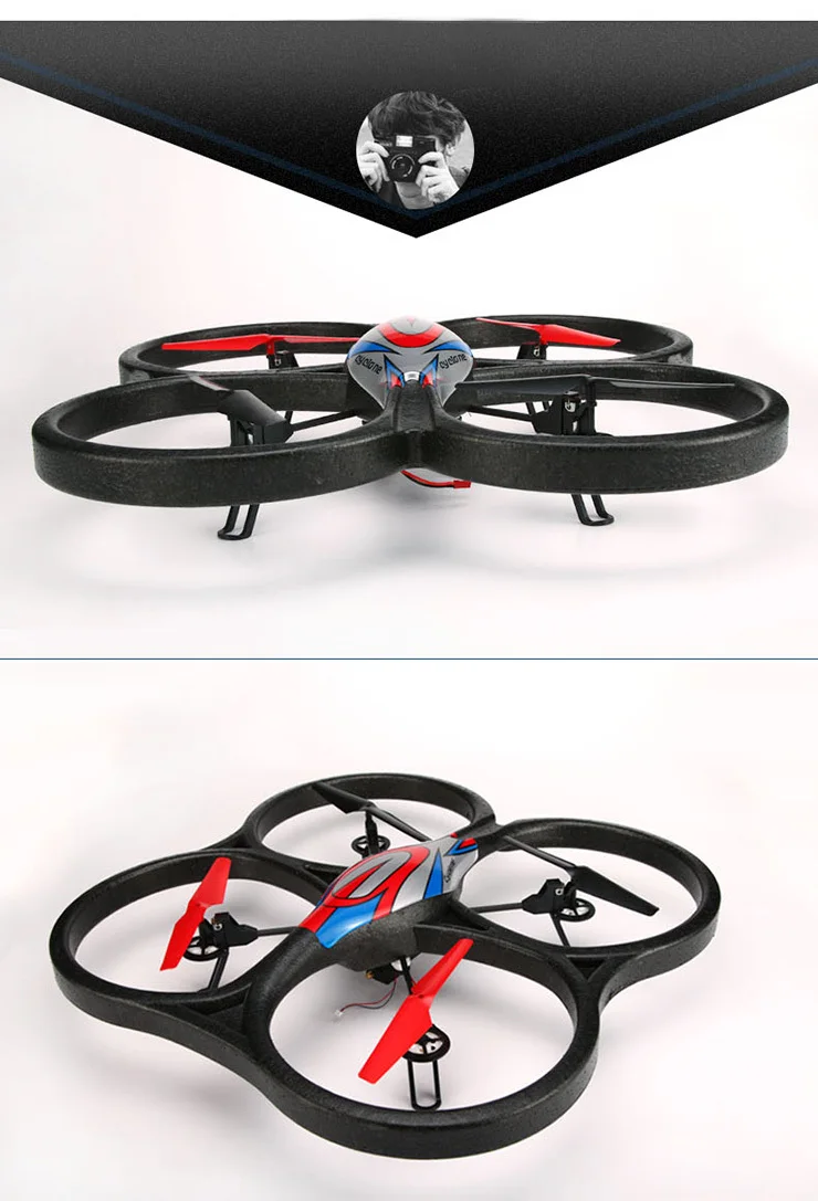 WLtoys V666N FPV 6 осевой гироскоп НЛО барометр набор высокий Радиоуправляемый Дрон с