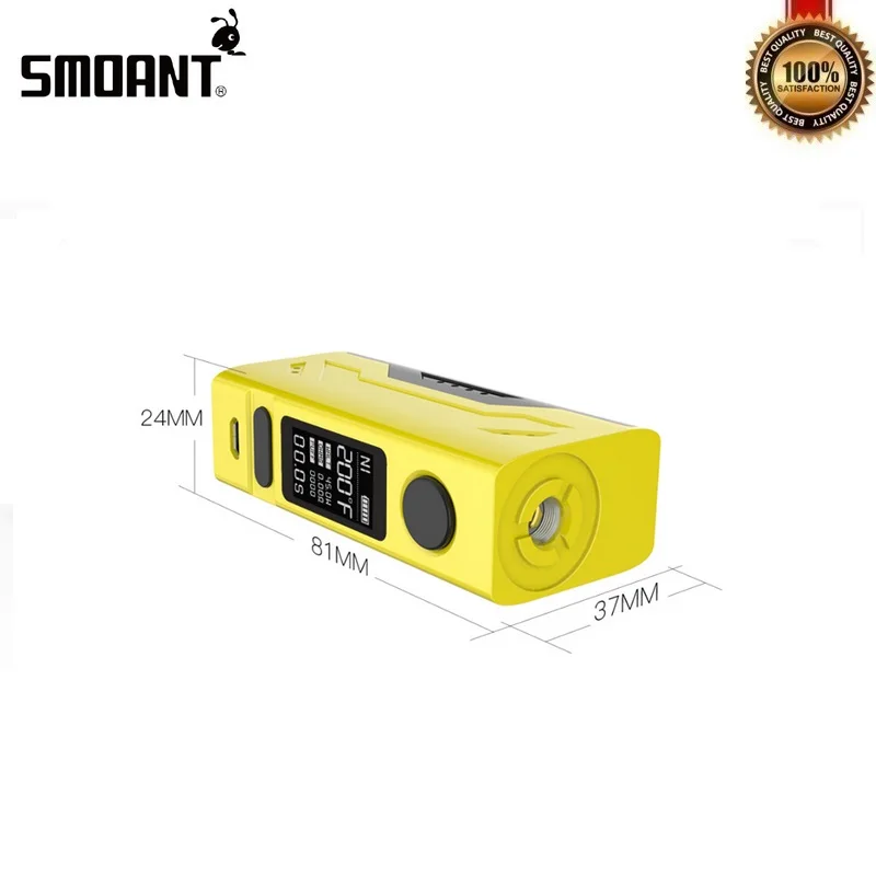 Оригинальный Smoant Battlestar мини 80 Вт TC коробка мод питание от одной 18650 ячеек для 510